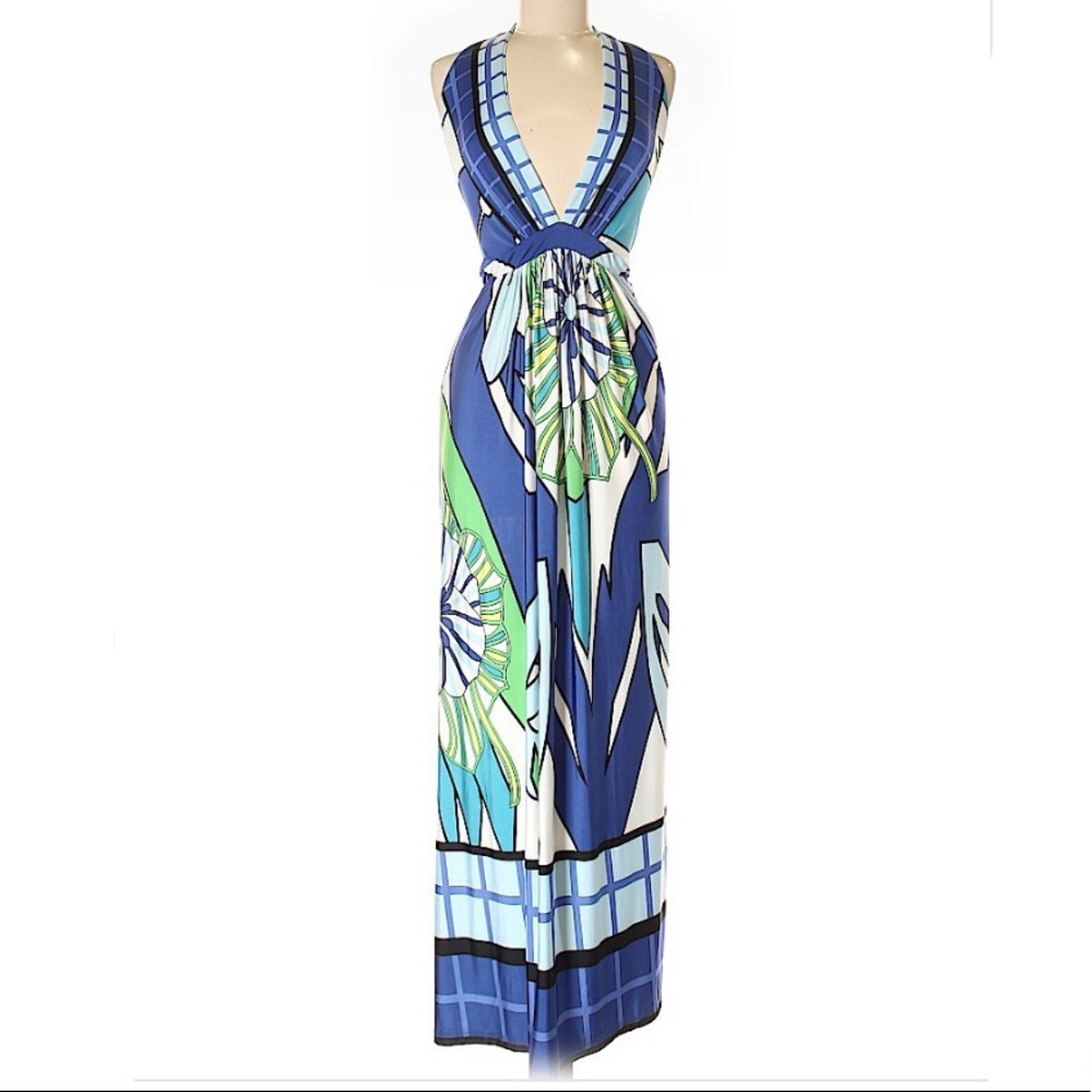 Analili Printed Maxi Dress